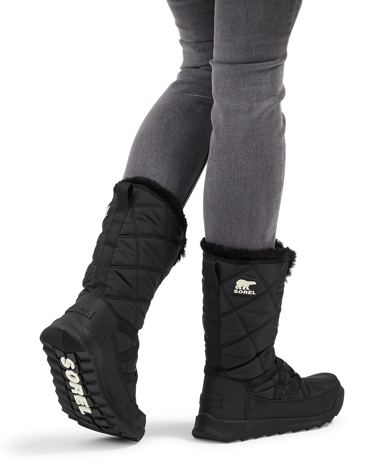 SOREL（ソレル）公式サイトウィットニーⅡトールレース WP(22.5 Black): アウトレット商品以外用│シューズ・靴ファッションブランド「 ソレル」公式通販