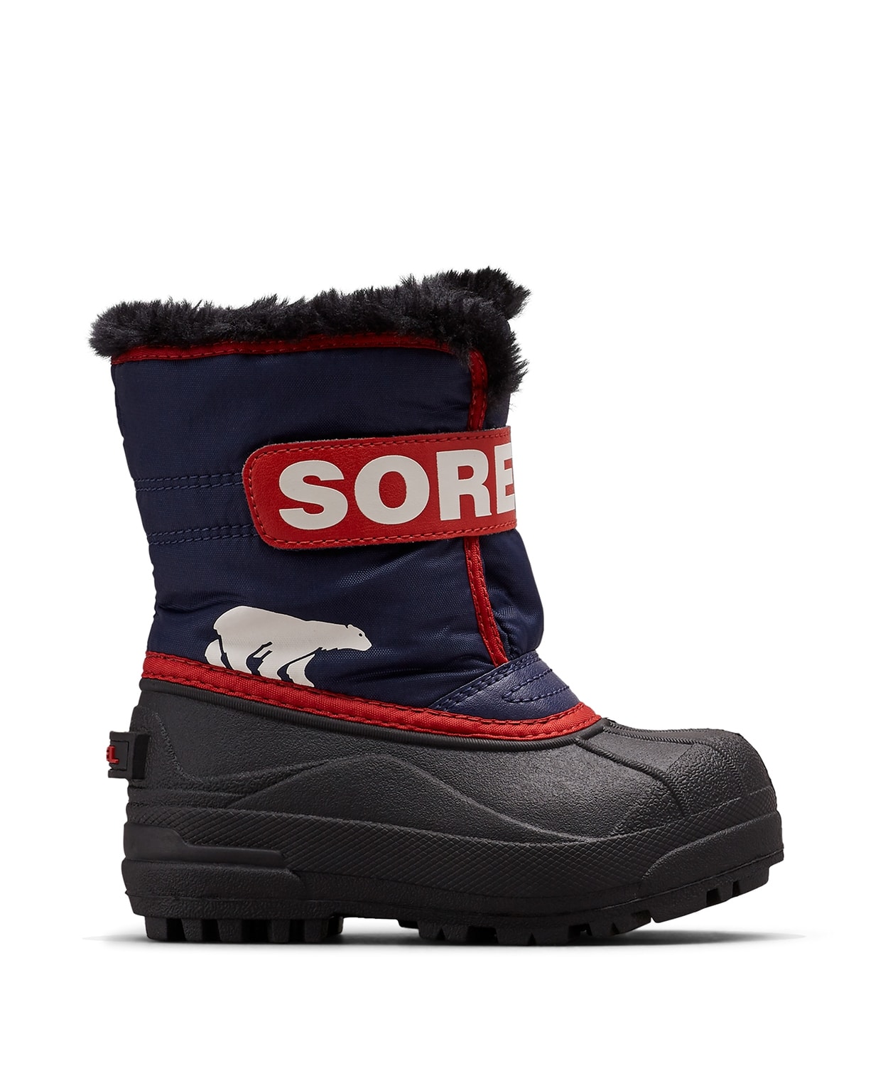 SOREL（ソレル）公式サイトチルドレンズ スノウ コマンダー(13 Nocturnal, Sail  Red)│シューズ・靴ファッションブランド「ソレル」公式通販