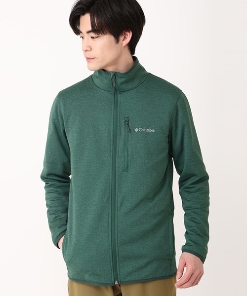 エッセンシャルハイクグリッドフリースフルジップ