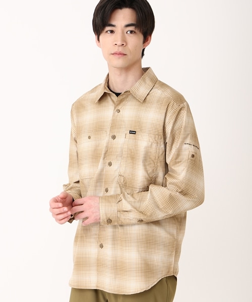 シルバーリッジユーティリティライトプレイドロングスリーブシャツ