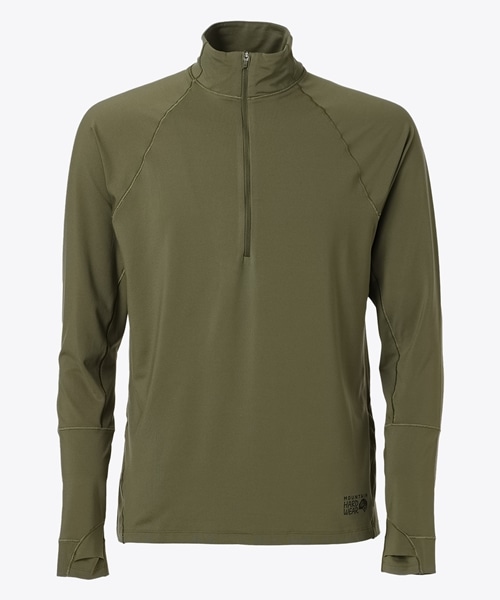 バターアップロングスリーブハーフジップ