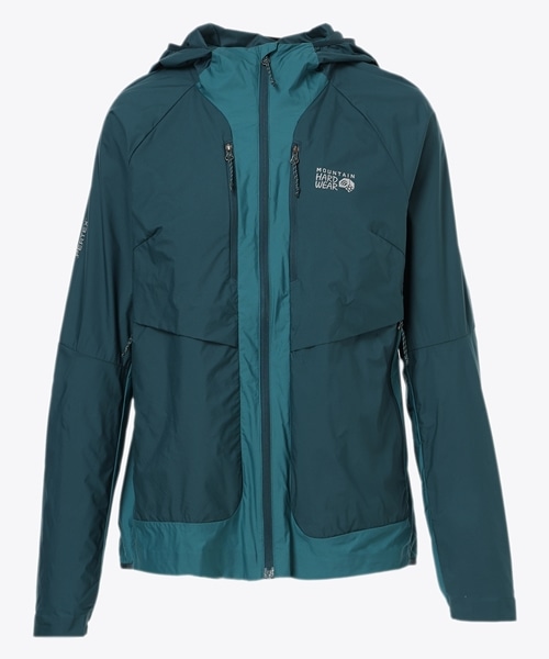 コアエアシェルハイブリッドフーデッドジャケット