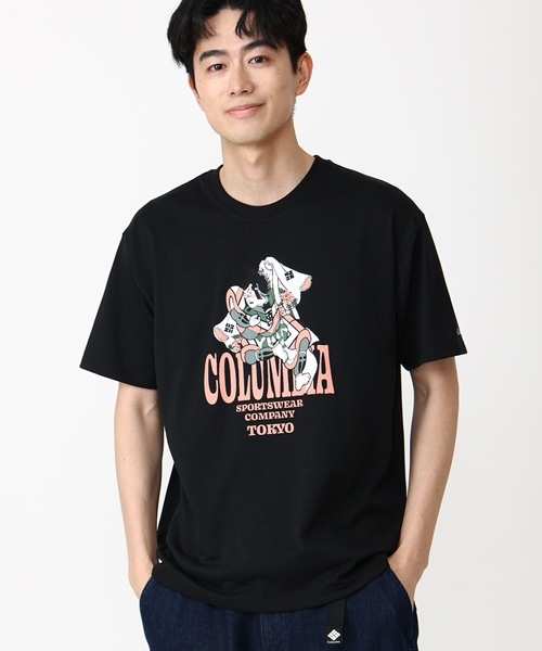 シルパインズグラフィックショートスリーブTシャツ