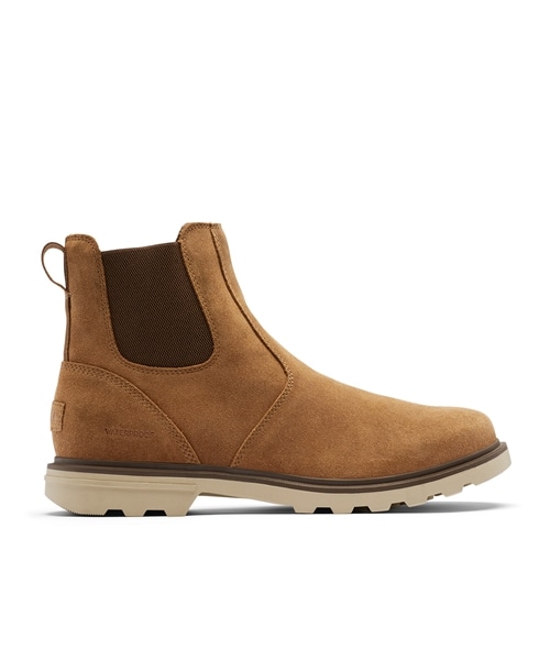 SOREL（ソレル）公式サイトカーソン チェルシー ウォータープルーフ(25 Blackened Brown, Khaki II)│シューズ ・靴ファッションブランド「ソレル」公式通販
